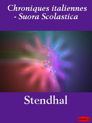 cover image of Chroniques italiennes - Suora Scolastica